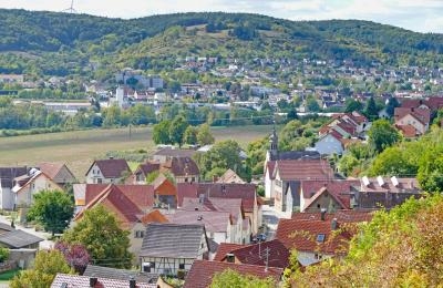 Blick auf Marbach